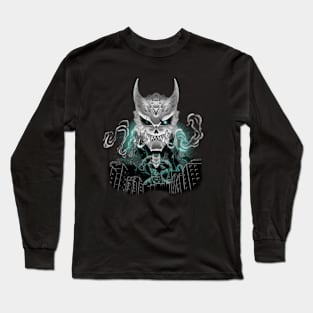 kaiju monster illustration Long Sleeve T-Shirt